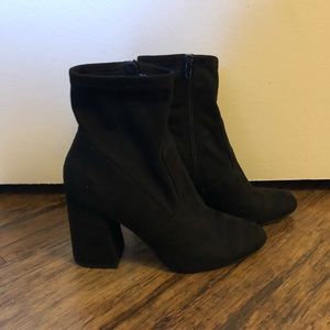 Steve Madden Black Booties